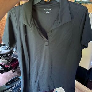 Women's Size Large Sport-Tek Ladies Black Polo Working Polo